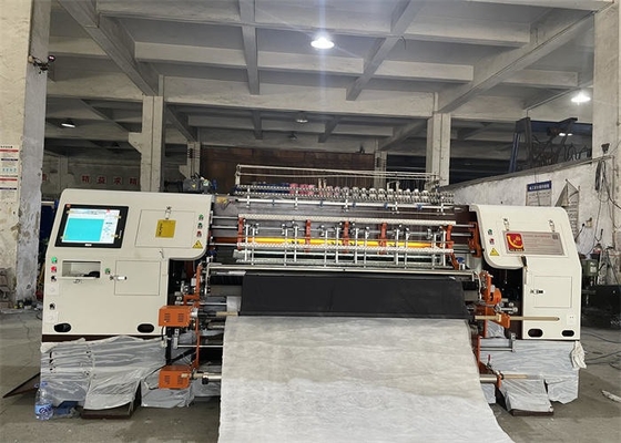 Yuxing Alta Velocidad 82 pulgadas Máquina automática multi-agujas Quilting para pijamas de manta