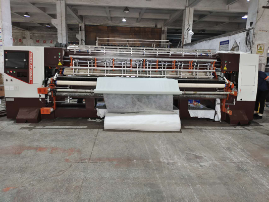 Fila de la aguja de la pulgada 3 de la máquina 128 del mejor edredón de la Multi-aguja que acolcha 1400RPM