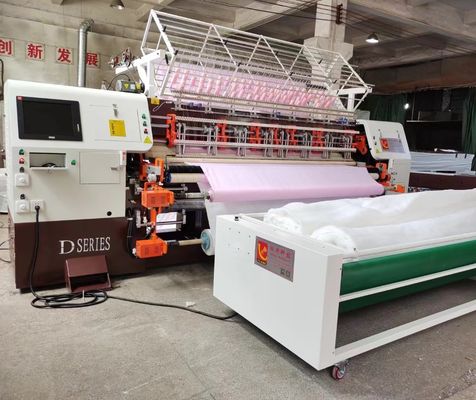 Automático cosiendo 2 filas máquina que acolcha industrial de 94 pulgadas