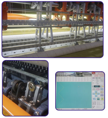 Automático cosiendo 2 filas máquina que acolcha industrial de 94 pulgadas