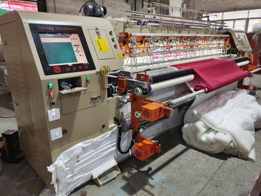 Máquina informática industrial de colchas para ropa de cama