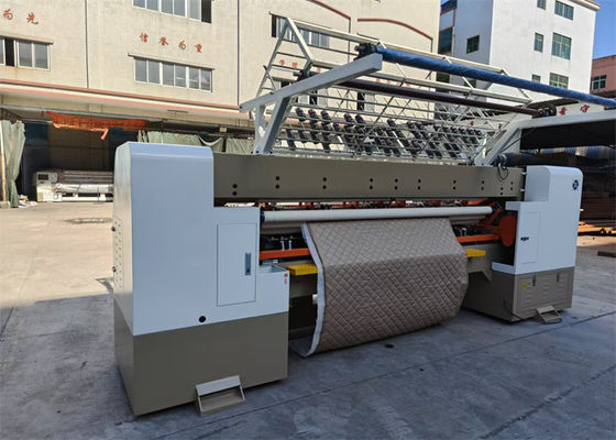 Máquina de colchas profesionales Equipo de colchas industriales con distancia de aguja de 25,4 mm