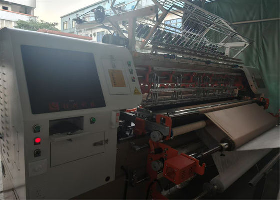 Máquina de tapicería de fábrica de 3 filas con una velocidad de producción de 60 a 280 m/m