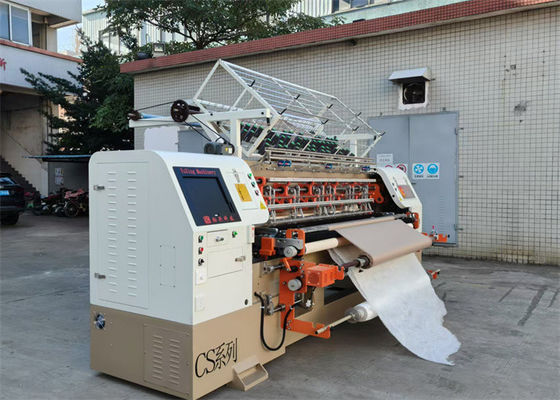 Máquina de tapicería de fábrica de 3 filas con una velocidad de producción de 60 a 280 m/m