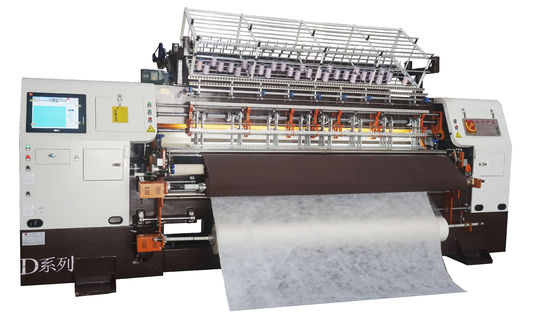 Máquina que acolcha automática de la pulgada 1200RPM Multineedle del reaprovisionamiento 128