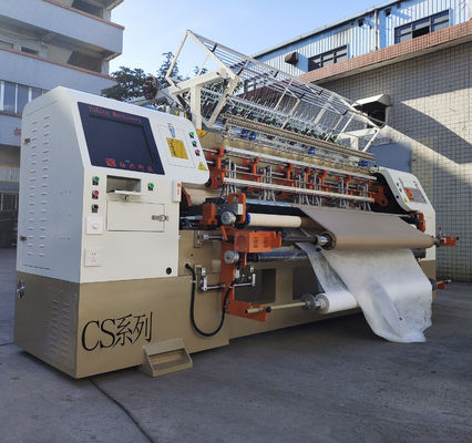 12 pulgadas modelan 3 barras de la aguja automatizaron la manta de la máquina que acolcha que hace la máquina