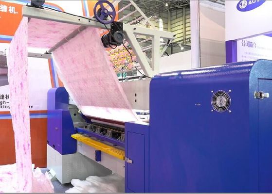 Máquina para coser y cubrir mantas de tela de agujas múltiples