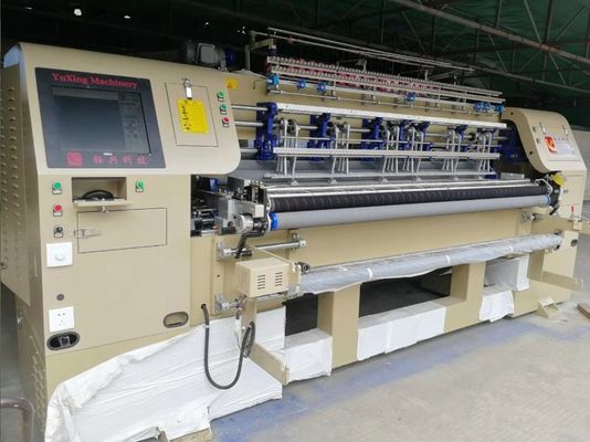 máquina que acolcha de la lanzadera del punto de cadeneta 210m/h con el estante y los rodillos