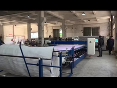 Tipo continuo de alimentación y corte automático máquina de cubre con una sola aguja computarizada